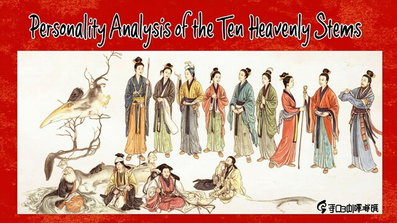 The Ten Heavenly Stems — Jia, Yi, Bing, Ding, Wu, Ji, Geng, Xin, Ren, Gui