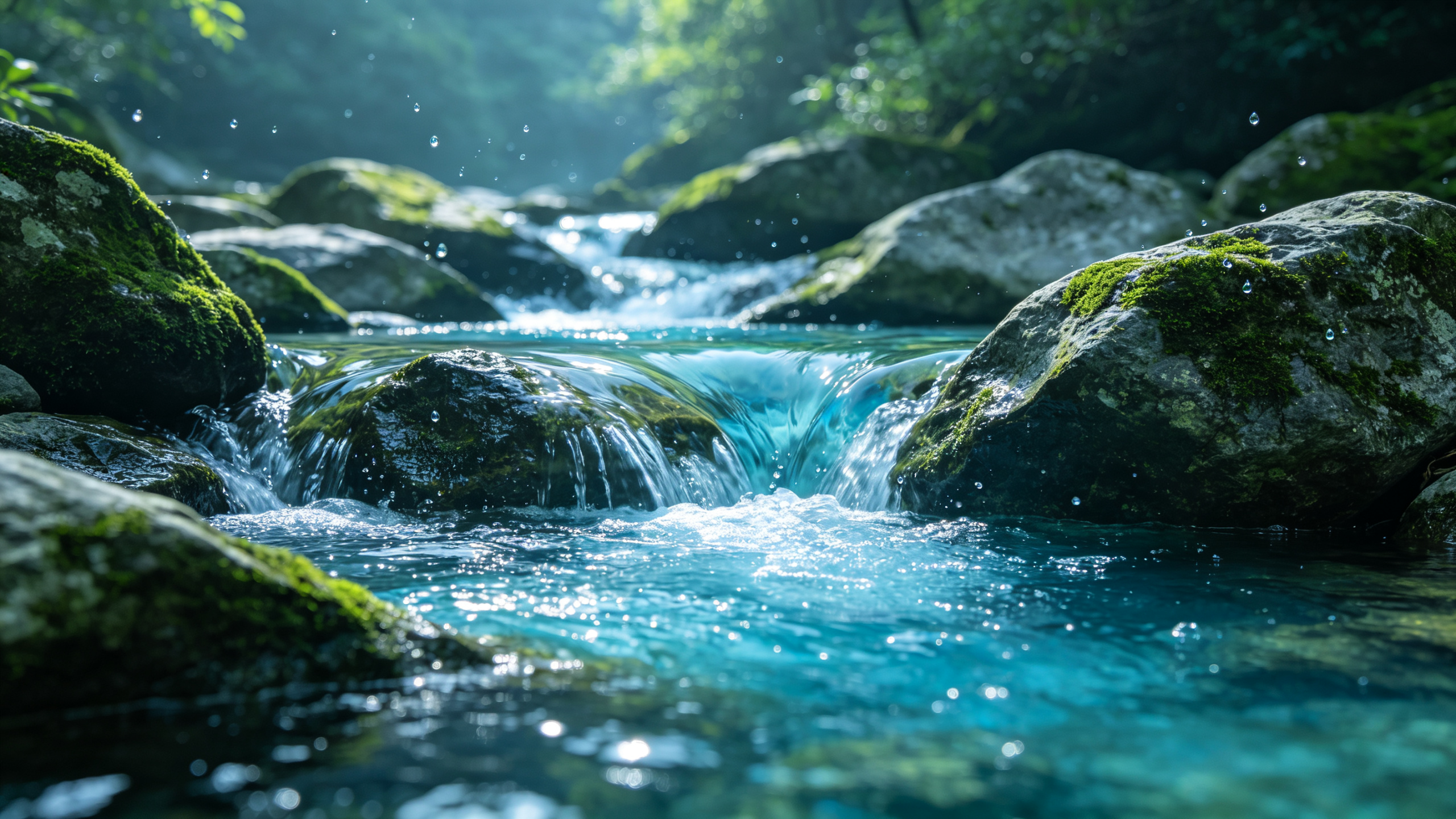 上善若水,流水環繞岩石的柔軟智慧