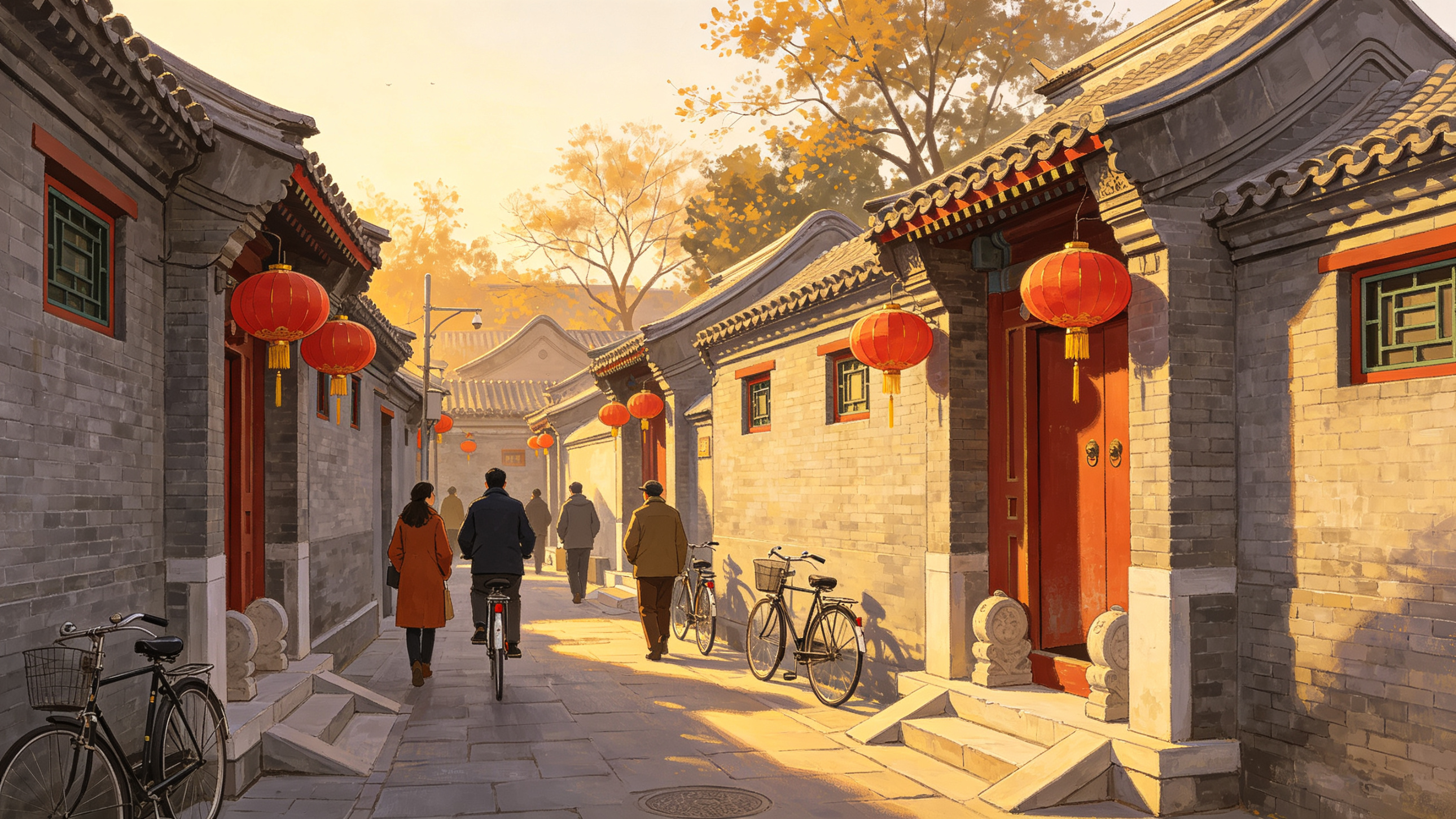 北京胡同傳統四合院