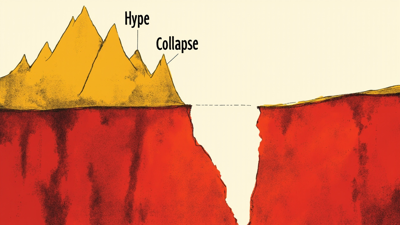 The Crash After the Markup-and-Dump