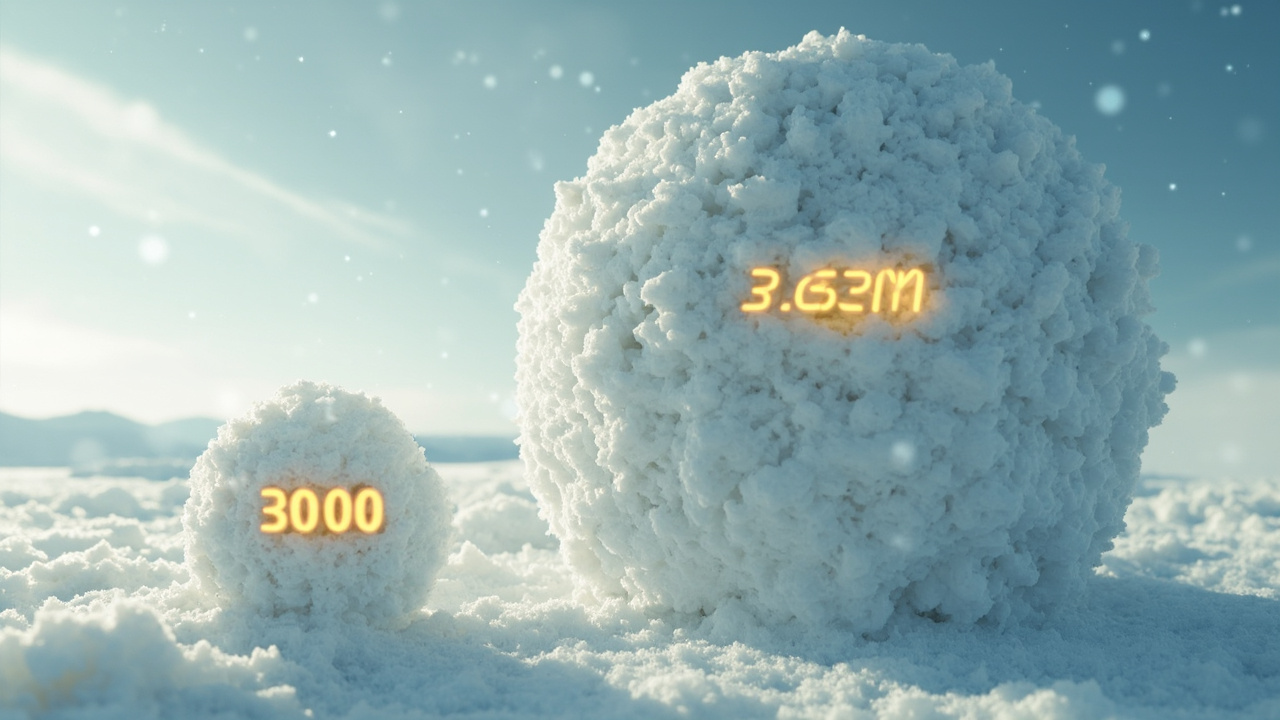 第三階段:滾雪球,每月 3000 元複利 30 年