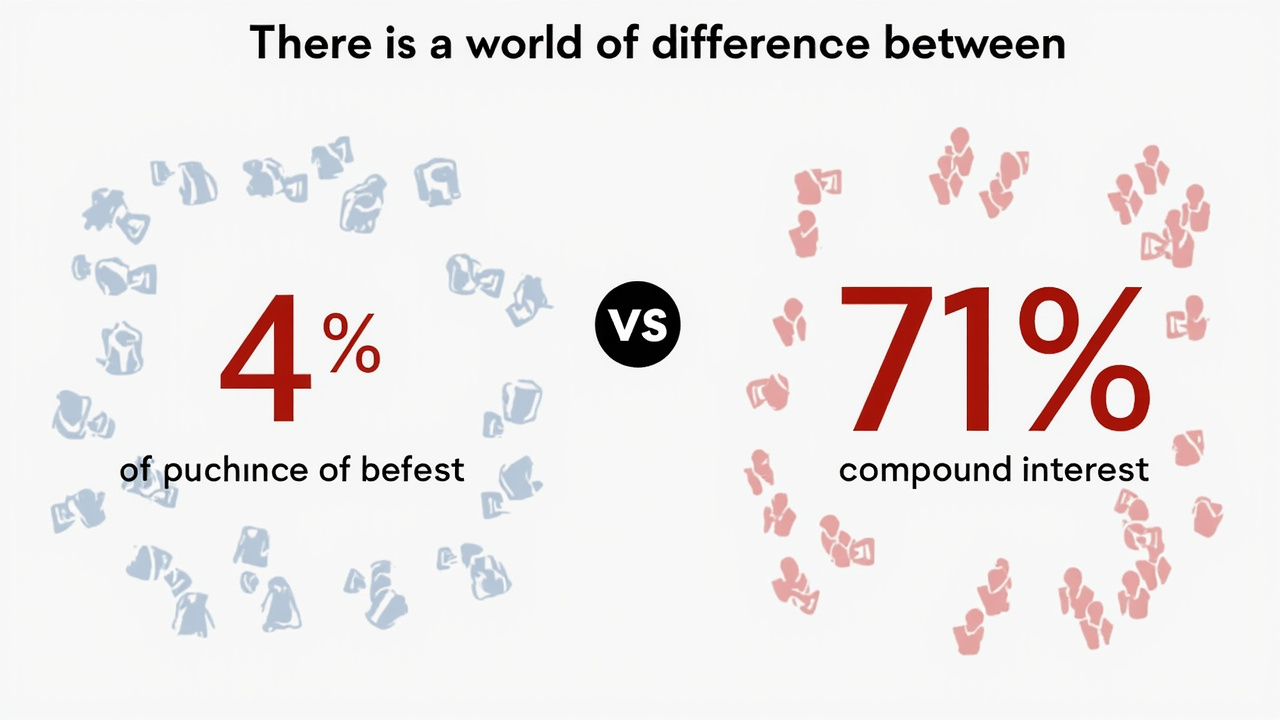 3%到4% vs 7%的複利天差地別